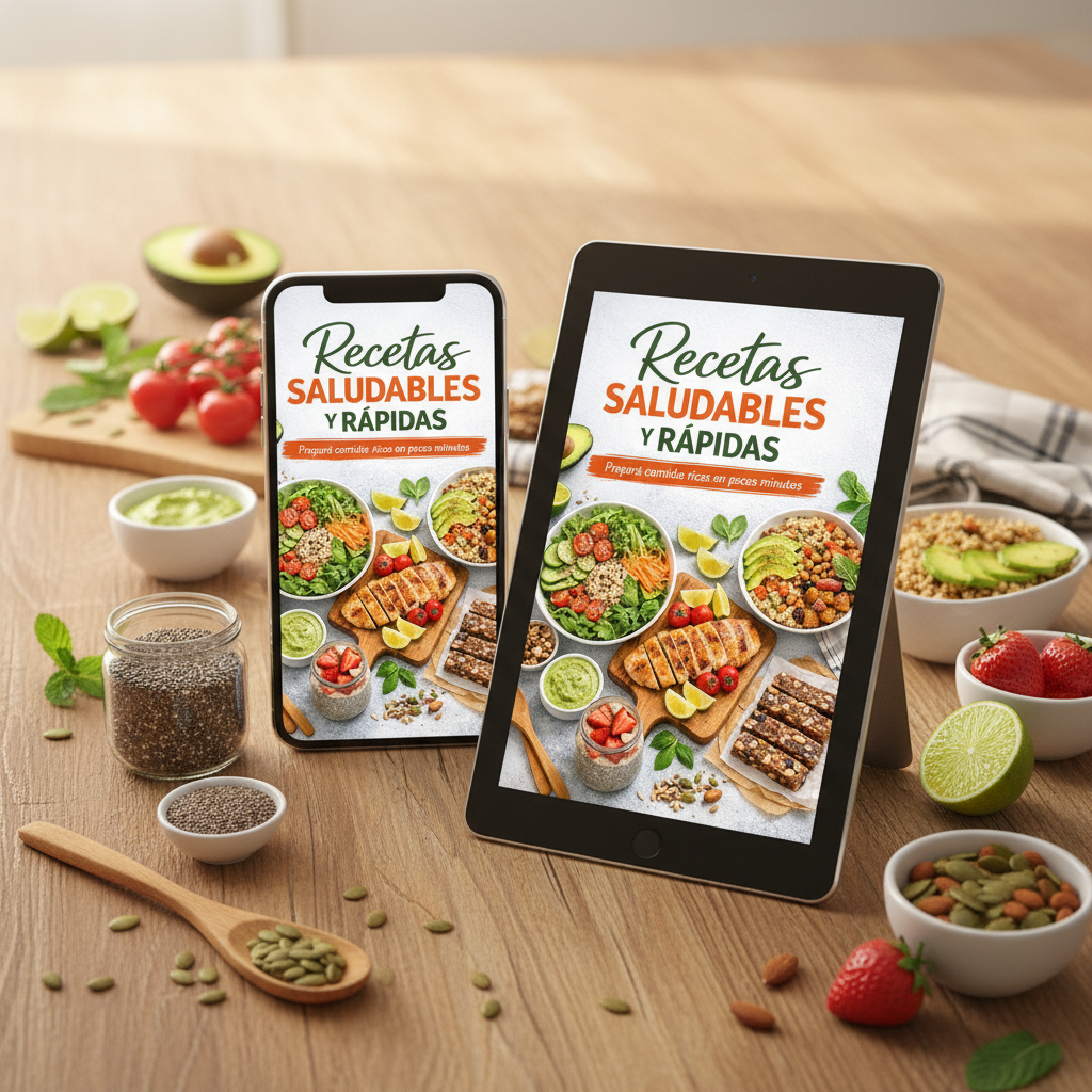 Mockup eBook estilo lifestyle